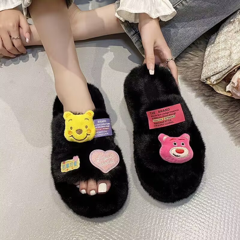 Dép Lông Dễ Thương Xinh Xắn Thời Trang 2023 Dành Cho Nữ