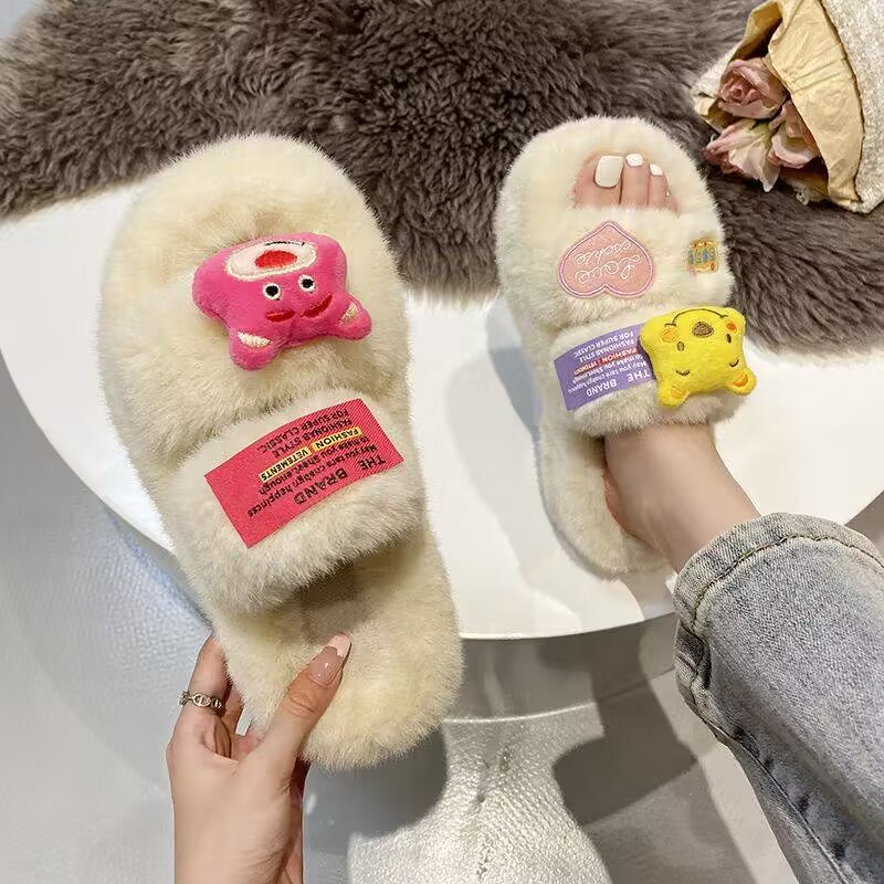Dép Lông Dễ Thương Xinh Xắn Thời Trang 2023 Dành Cho Nữ