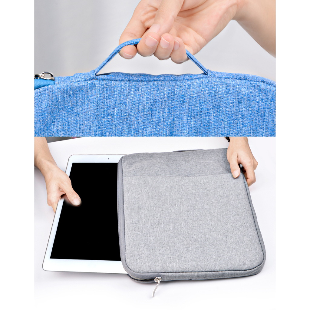 Túi Đựng Máy Tính Bảng Bằng Vải Nhung Chống Nước Có Túi Bên Trong Cho ipad air / ipad pro 11