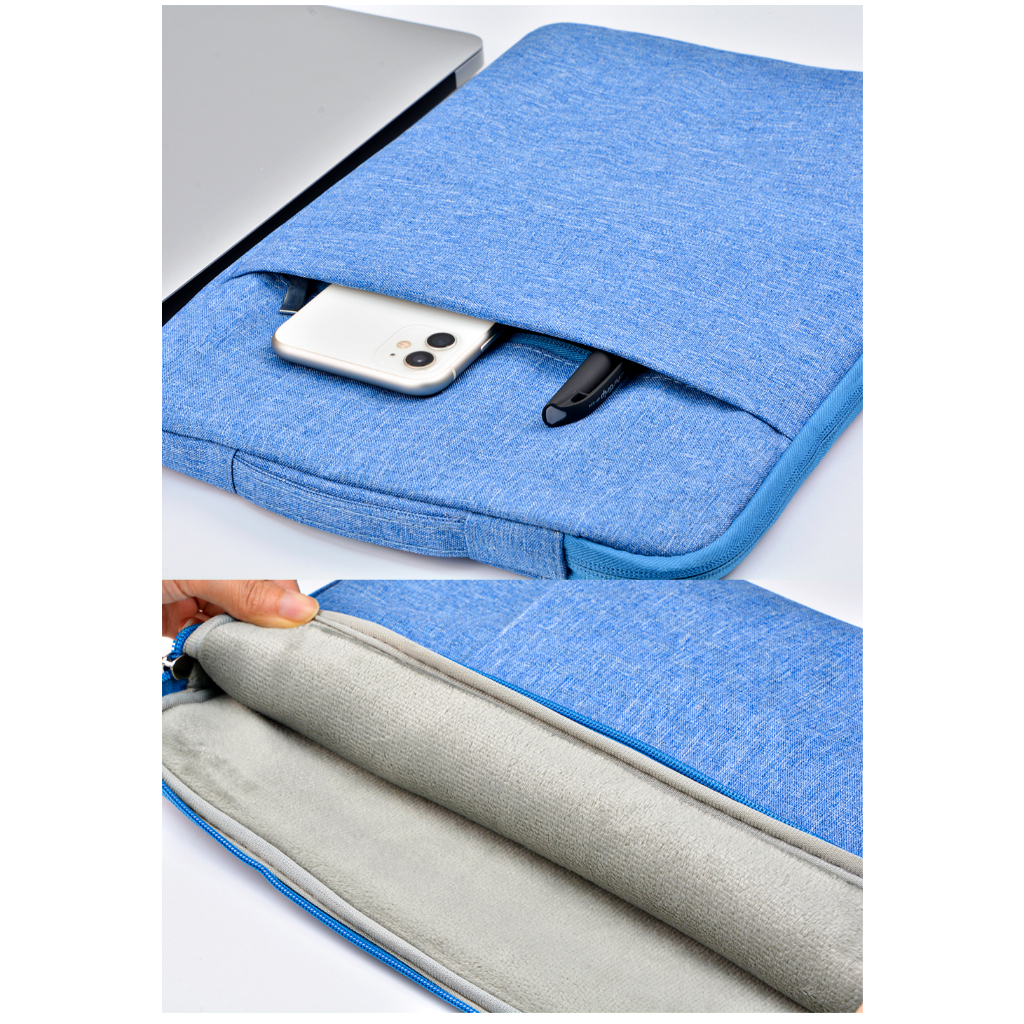 Túi Đựng Máy Tính Bảng Bằng Vải Nhung Chống Nước Có Túi Bên Trong Cho ipad air / ipad pro 11