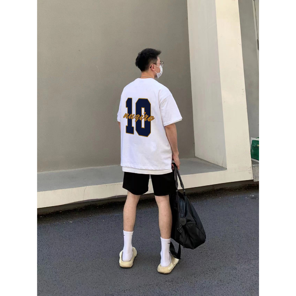 Áo thun PEARDODO 100% cotton dáng rộng thời trang unisex