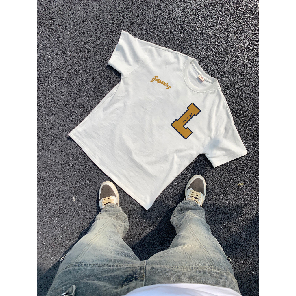 Áo thun PEARDODO 100% cotton dáng rộng thời trang unisex