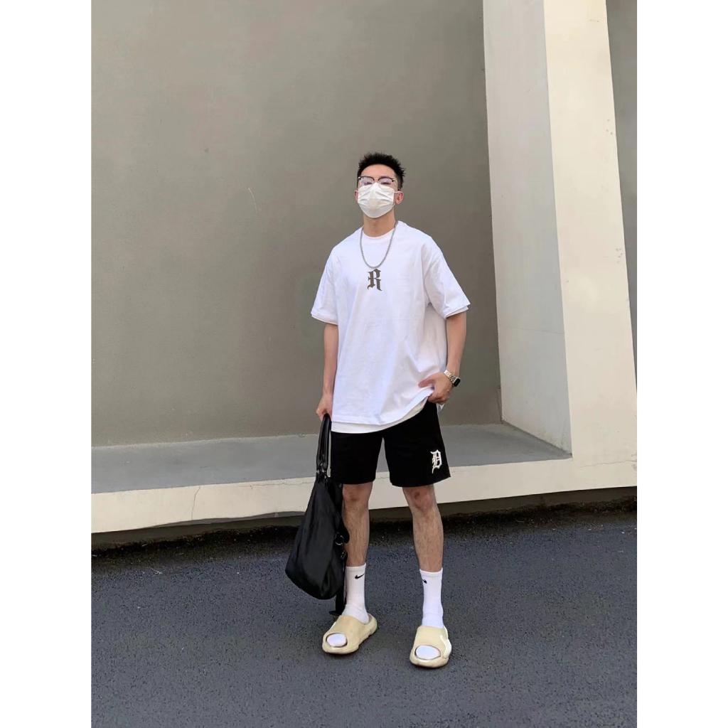 Áo Thun cotton Ngắn Tay Cổ Tròn Dáng Rộng Thời Trang Mùa Hè Cho Nam