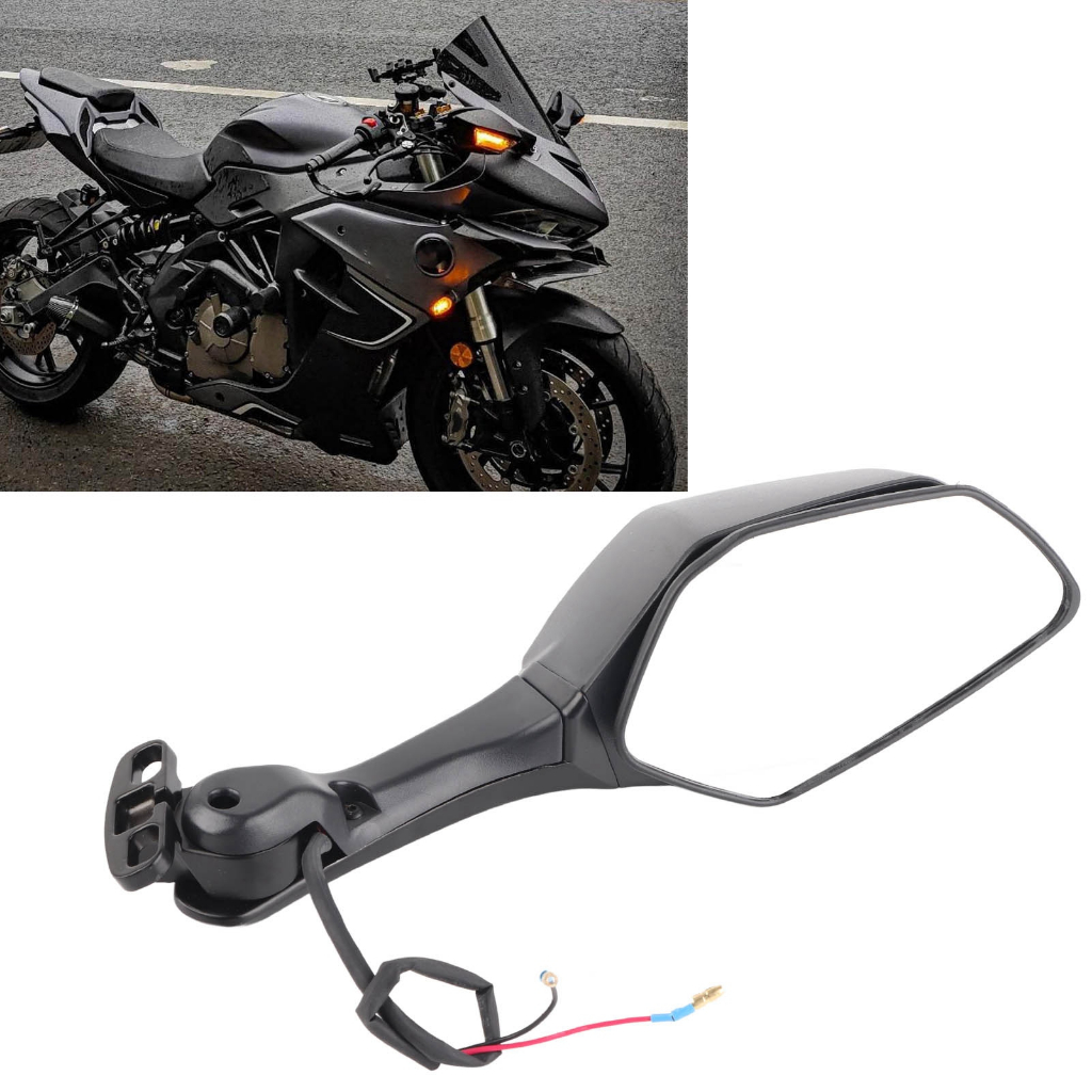 Gương chiếu hậu xe máy có đèn xi nhan LED thay thế cho NINJA ZX10R 2011‑2015