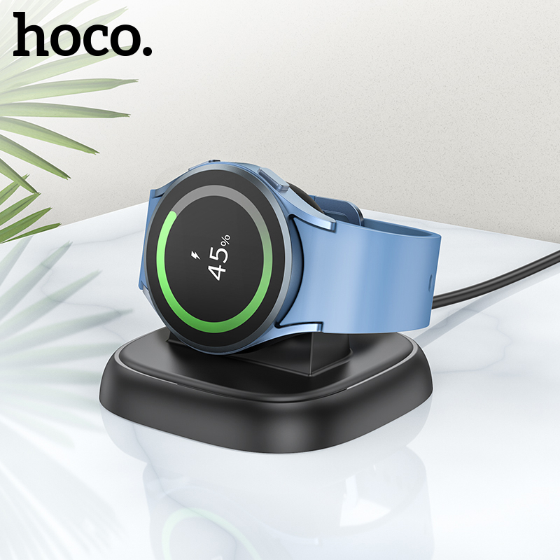 Hoco Đế Sạc Không Dây cw49 sam Cho Đồng Hồ Thông Minh samsung galaxy watch 1 / 2 / 3 / 4 / 5th
