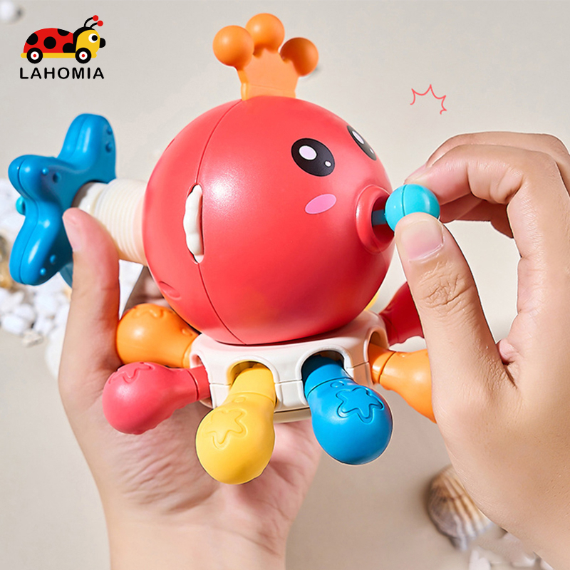 Lahomia Đồ Chơi Kỹ Năng Động Cơ Cảm Biến Montessori Tốt Giáo Dục Sớm Cho Bé Trai Bé Gái Sơ Sinh