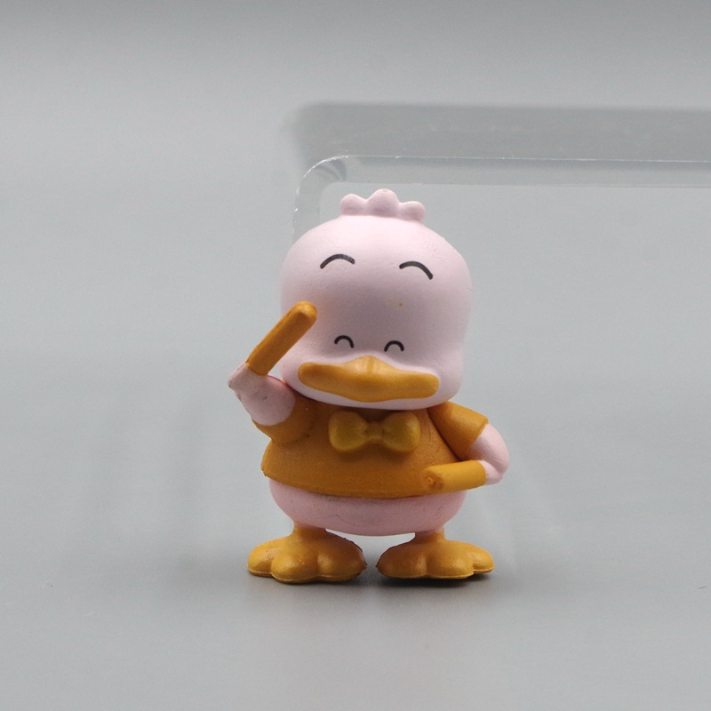 SANRIO Set 6 Mô Hình Mô Phỏng Nhân Vật Phim Hoạt Hình kuromi pochacco keroppi Ếch badtz-Ru penguin Donald Bằng pvc 3-5cm