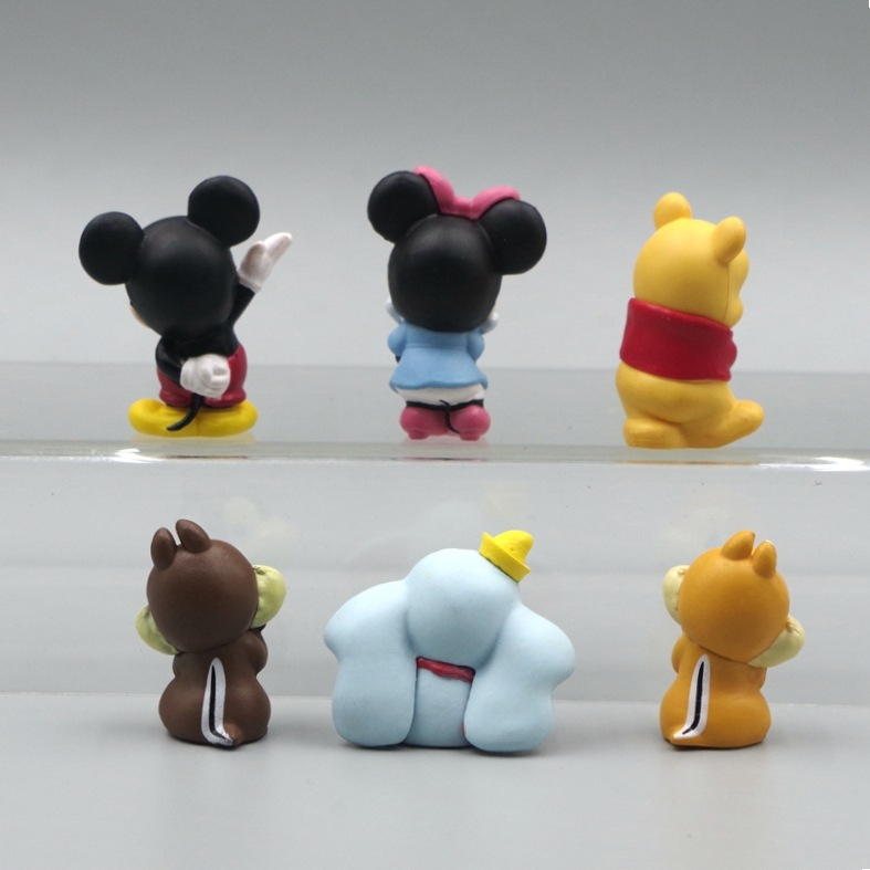 Bộ 6 Mô Hình Nhân Vật Phim Hoạt Hình disney Bằng pvc