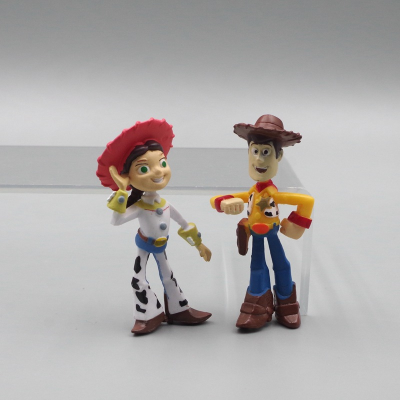 DISNEY Set 8 Mô Hình Đồ Chơi Nhân Vật Phim Hoạt Hình toy story 2-7cm