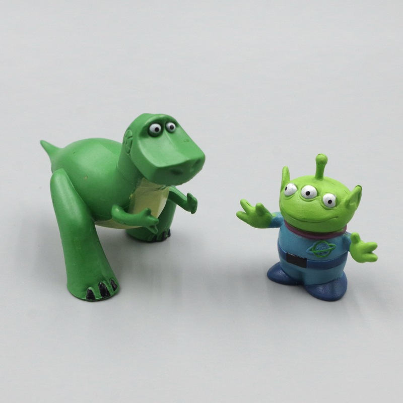 DISNEY Set 8 Mô Hình Đồ Chơi Nhân Vật Phim Hoạt Hình toy story 2-7cm