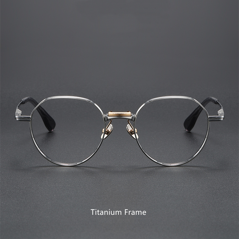 Mắt Kính Gọng Vuông Bằng Titan Nguyên Chất Phong Cách Mỹ Thời Trang di-ta Dx151
