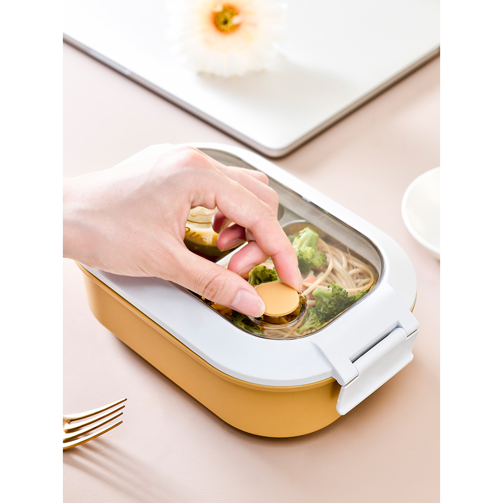 ModernHome Hộp cơm trưa Cách nhiệt bằng thép không gỉ Chống rò rỉ Thiết kế dễ thương Bento di động cho văn phòng trường học