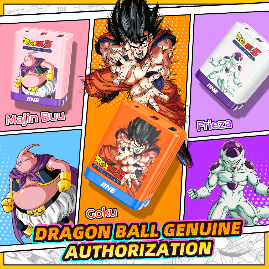 Iiine Cáp Sạc Nâng Cấp video hdmi 65w type-c Hình dragon ball Màu Cam
