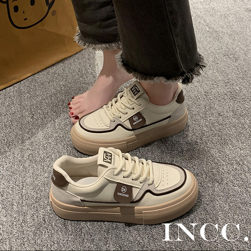 INCC thể thao nữ giày giày thể thao nữ 2023 NEW đáy dày Xu hướng thời trang Thông khí 23080414