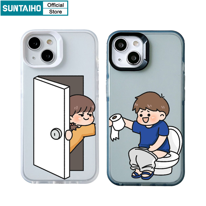 Suntaiho Ốp Điện Thoại Silicon tpu Mềm Chống Sốc Cao Cấp Cho iphone 14 12 13 11 pro max ip 7 8 plus iphon x xs xr xs max