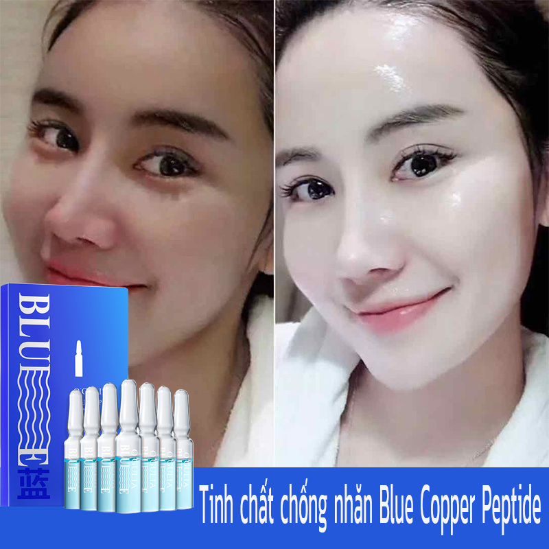 Tinh chất làm trắng Tinh chất dưỡng ẩm mặt Tinh chất chống lão hóa Tinh chất chống nhăn Blue Copper Peptide 2ml*7 Làm trắng nhanh  xóa nếp nhăn Chống lão hóa da mặt Dưỡng ẩm làm sáng da