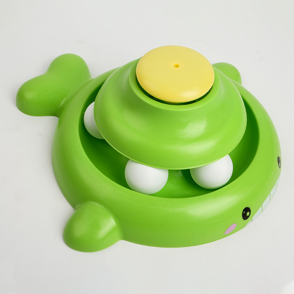 Đồ Chơi Tháp Bóng 3 Tầng Cho Mèo với lông vũ có thể tháo rời tương tác thú cưng