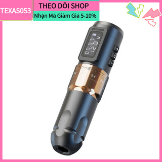 Máy xăm pen không dây xoay 2400mah rca 2.0‑4.0mm màn hình led 10v 10000rpm