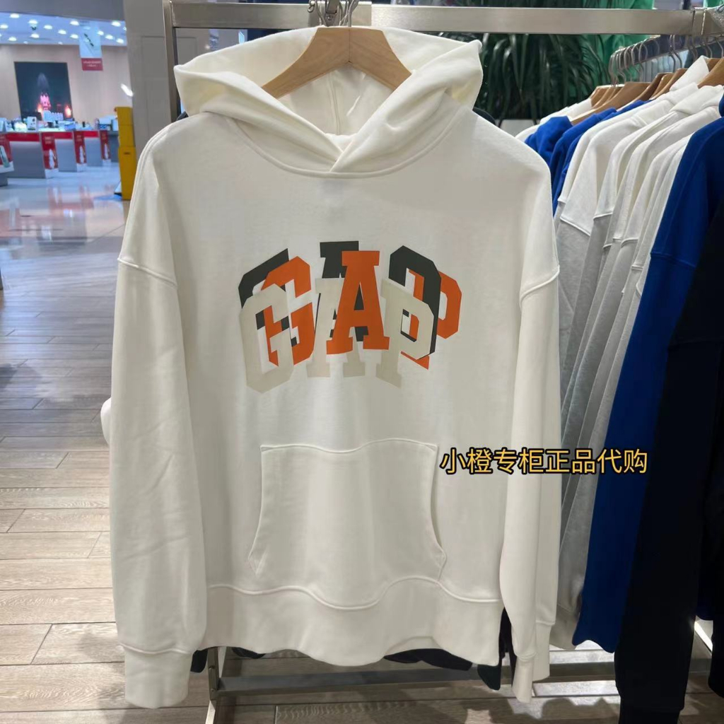 Gap Áo Len Nam Áo Len Nam logo Rộng Rãi Mới 601659