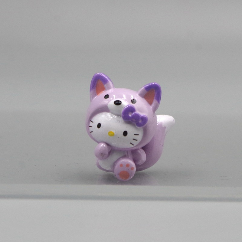 1 Mô Hình Nhân Vật sanrio hello kitty kuromi my Melody mini Bằng pvc 2-3cm