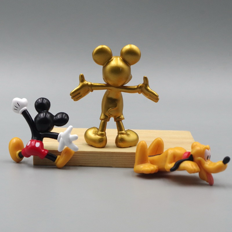 DISNEY 1 Mô Hình Đồ Chơi Chuột mickey 3-7.5cm Bằng pvc
