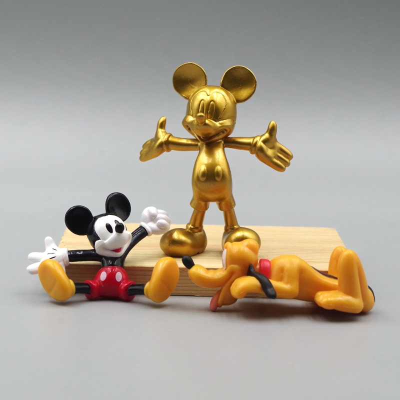 DISNEY 1 Mô Hình Đồ Chơi Chuột mickey 3-7.5cm Bằng pvc