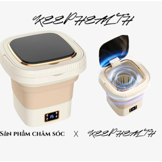 Máy giặt gấp 9L ký túc xá nhỏ giặt tự động một máy giặt mini di động đồ lót trẻ em