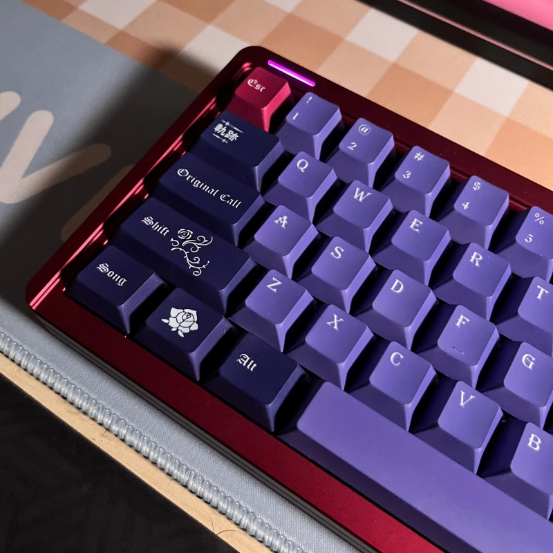 Roselia Keycaps, 140 Phím Keycaps PBT Cherry Profile DYE-SUB Cá Tính Keycaps GMK Cho Bàn Phím Cơ