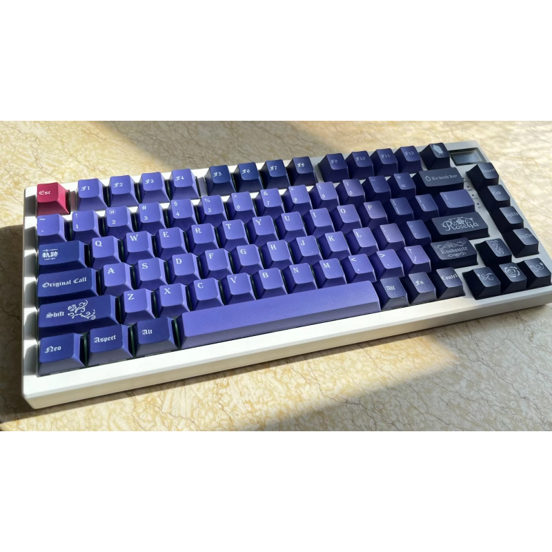 Roselia Keycaps, 140 Phím Keycaps PBT Cherry Profile DYE-SUB Cá Tính Keycaps GMK Cho Bàn Phím Cơ