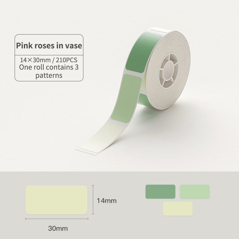 NIIMBOT D11/D110/D101 Giấy In Nhãn Đa Màu Dính Nhiệt Sticker Chống Nước Tên Gia Đình Chống Nước