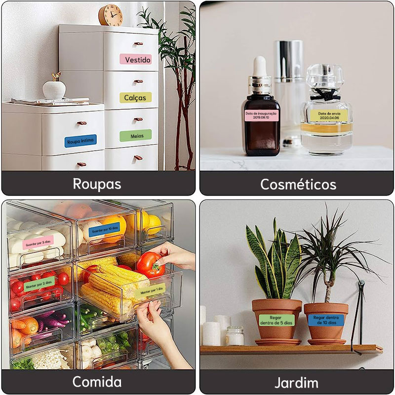 NIIMBOT D11/D110/D101 Giấy In Nhãn Đa Màu Dính Nhiệt Sticker Chống Nước Tên Gia Đình Chống Nước