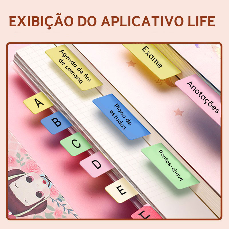 NIIMBOT D11/D110/D101 Giấy In Nhãn Đa Màu Dính Nhiệt Sticker Chống Nước Tên Gia Đình Chống Nước