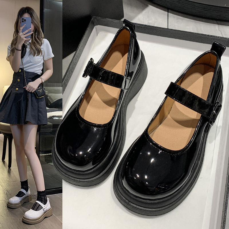 Giày búp bê UNTEEY 023 B92G02A 34Z230821 đế mềm chống trượt phong cách Lolita xinh xắn cho nữ 2023