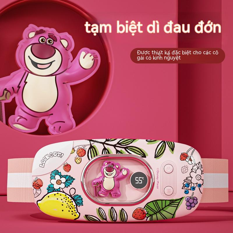 2023 Sản Phẩm Mới Disney Dâu Gấu Ấm Lên Đai Massage Làm Nóng Đai Kinh Nguyệt Hiện Vật Quà Tặng Cho Bạn Gái