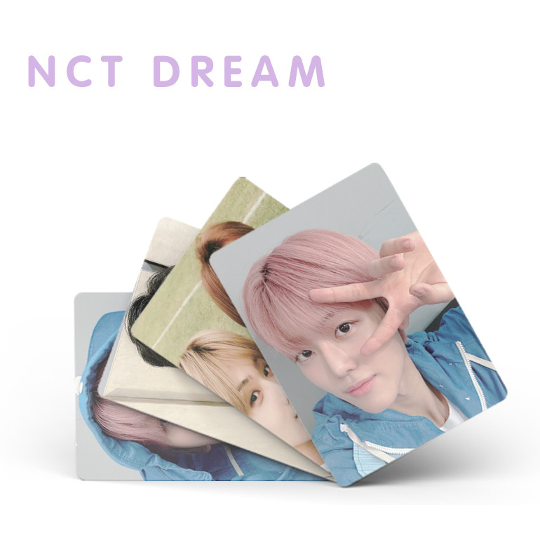 50-55 cái / hộp nct dream photocards album mới istj laser hologram cards nctdream jisung renjun jaemin mark jeno chenle haechan kpop postcards