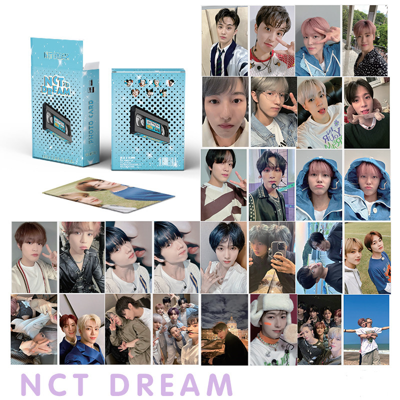 50-55 cái / hộp nct dream photocards album mới istj laser hologram cards nctdream jisung renjun jaemin mark jeno chenle haechan kpop postcards