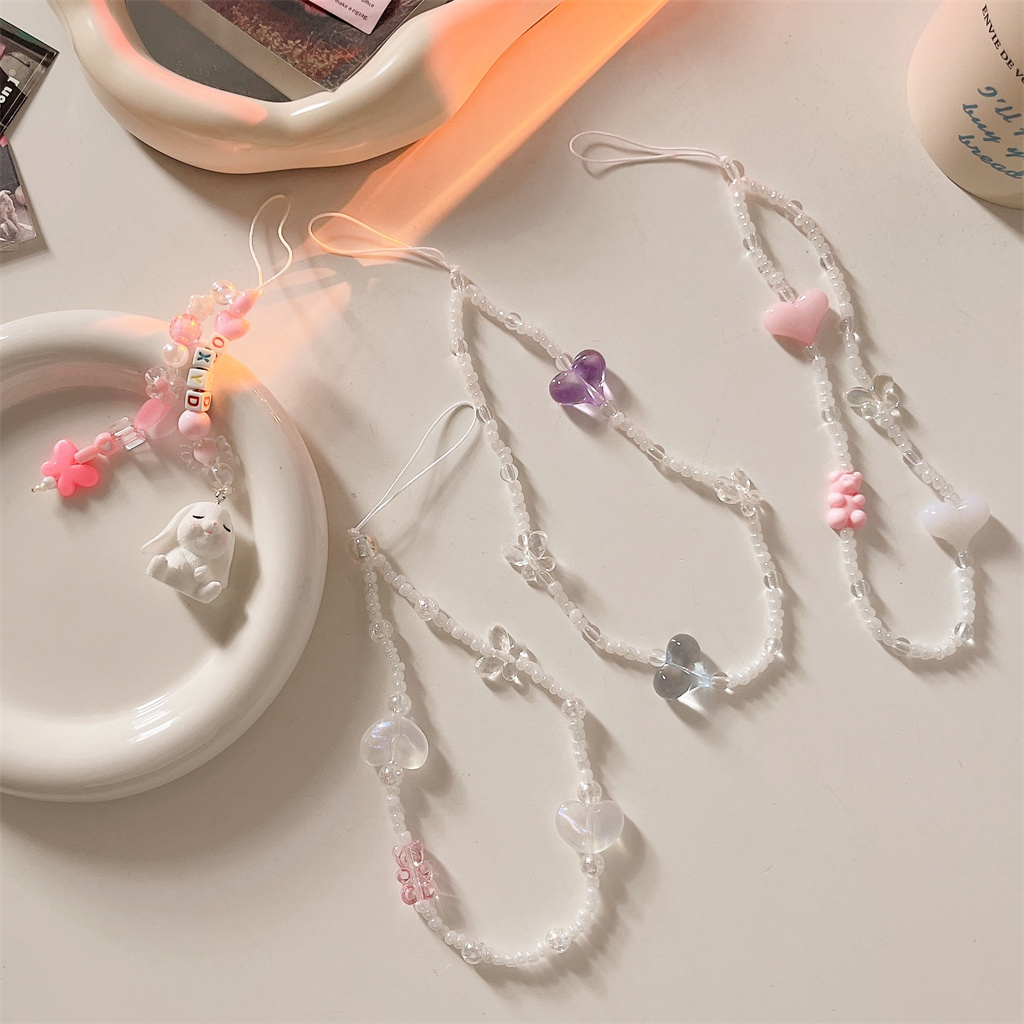 Thời Trang Mặt Dây Chuyền Đính Hạt Nhiều Màu Dễ Thương