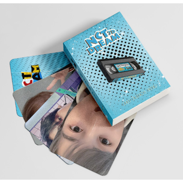 50-55 cái / hộp nct dream photocards album mới istj laser hologram cards nctdream jisung renjun jaemin mark jeno chenle haechan kpop postcards