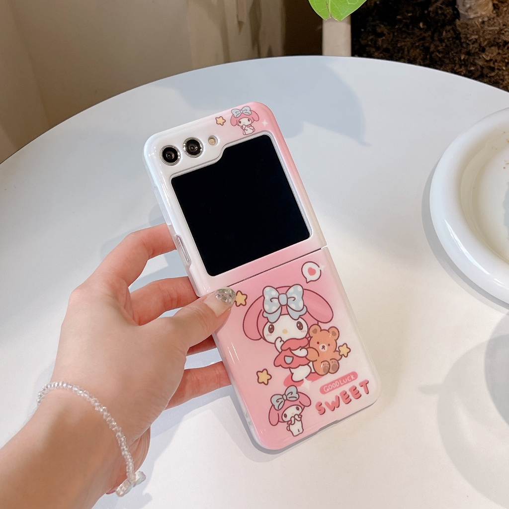 Ốp Điện Thoại Chống Sốc Họa Tiết Hoạt Hình Có Thể Gấp Gọn Cho samsung galaxy zflip 5 z flip5