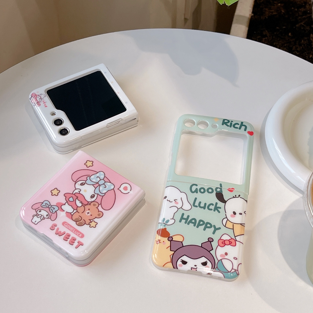 Ốp Điện Thoại Chống Sốc Họa Tiết Hoạt Hình Có Thể Gấp Gọn Cho samsung galaxy zflip 5 z flip5