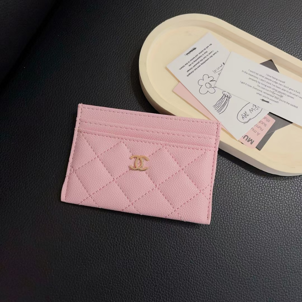 Ví Đựng Thẻ Siêu Mỏng Họa Tiết Da Trái Vải Phong Cách Châu Âu Châu Mỹ Giá Đỡ