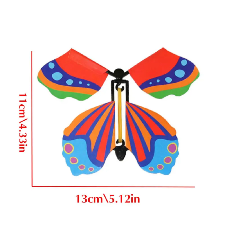 Set 3 Đồ Chơi Hình Bướm Bay / Bướm Bằng Giấy Vui Nhộn Cho Bé