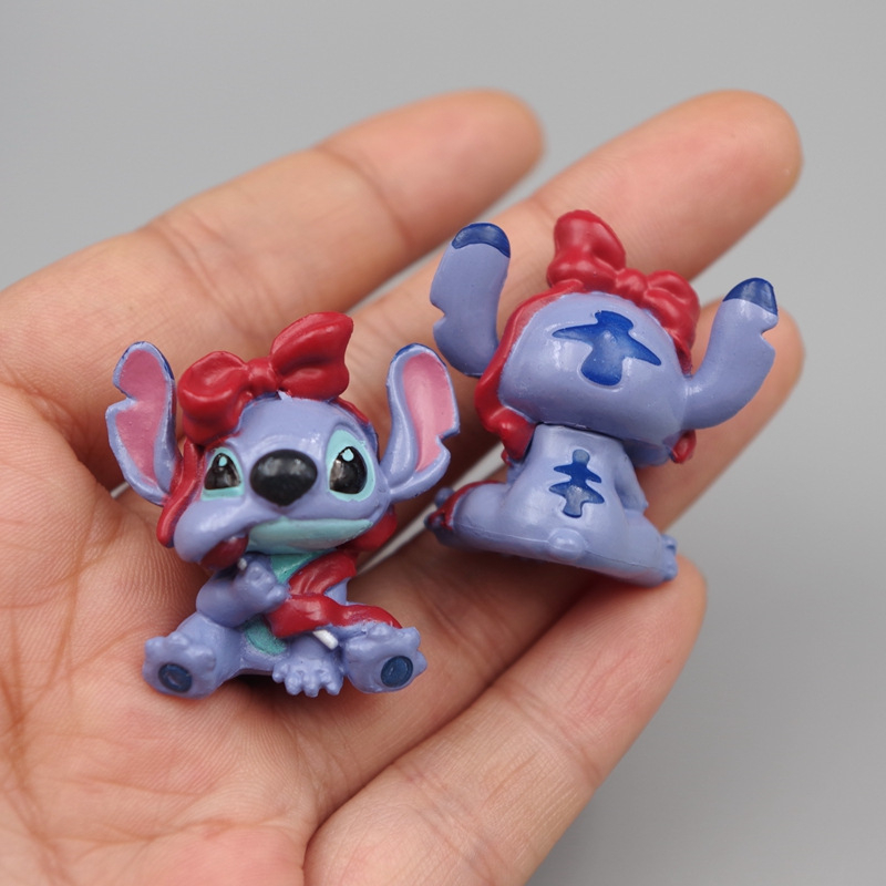 1 Mô Hình Nhân Vật Phim Hoạt Hình lilo & stitch 3cm Bằng pvc