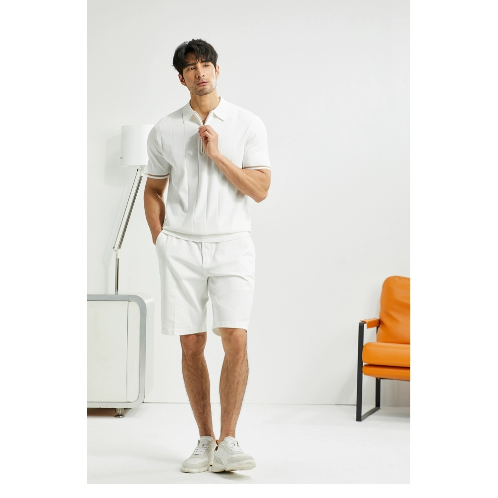 DICHUANGZHE Áo Thun POLO Ngắn Tay In Họa Tiết Đơn Giản Phong Cách Nhật Bản Thời Trang Mùa Hè Cho Nam