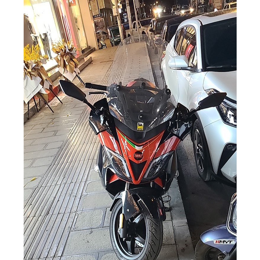 Motorlife Cặp gương chiếu hậu xe máy trái phải thay thế cho CBR600RR CBR600 F4 F4I CBR1000RR CBR250R