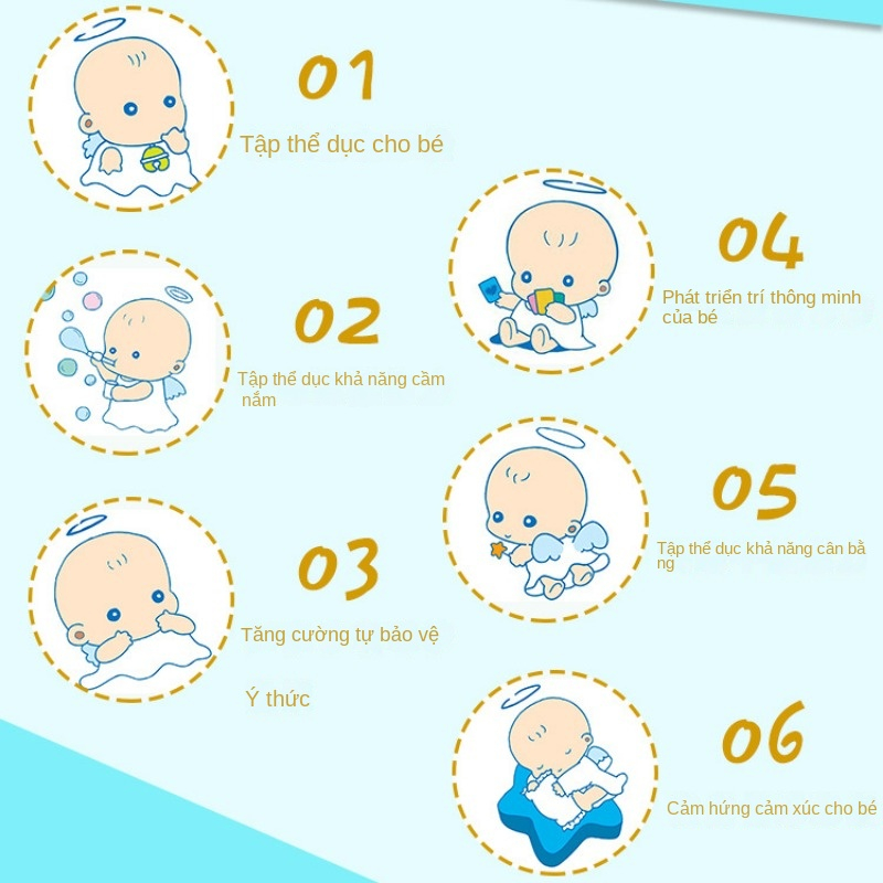 Đồ Chơi Ngựa Gỗ Bập Bênh Một Mảnh Cho Bé Mẫu Giáo