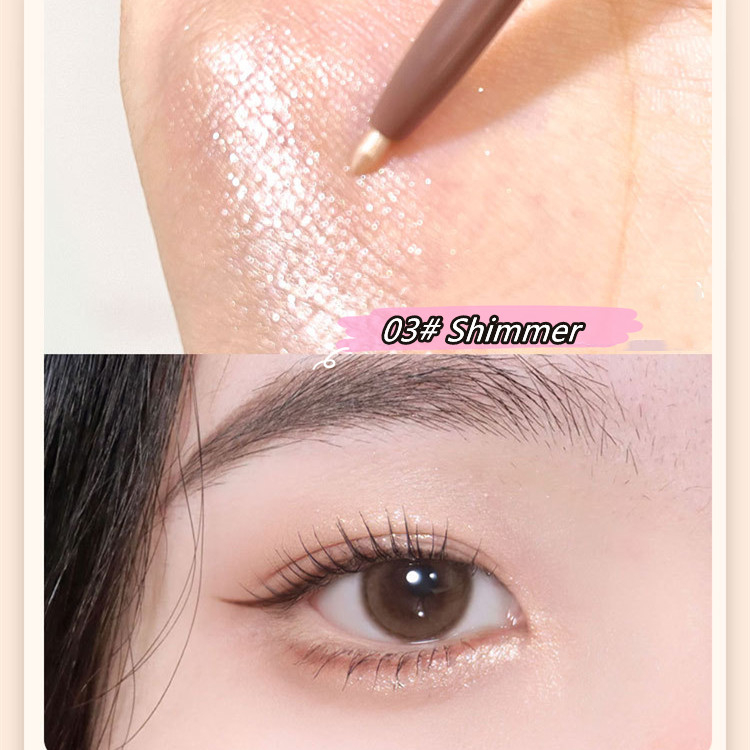 Gecomo Bút Kẻ Mắt Dạng gel 3 Màu Tùy Chọn Lâu Trôi Không Nhòe Chống Thấm Nước