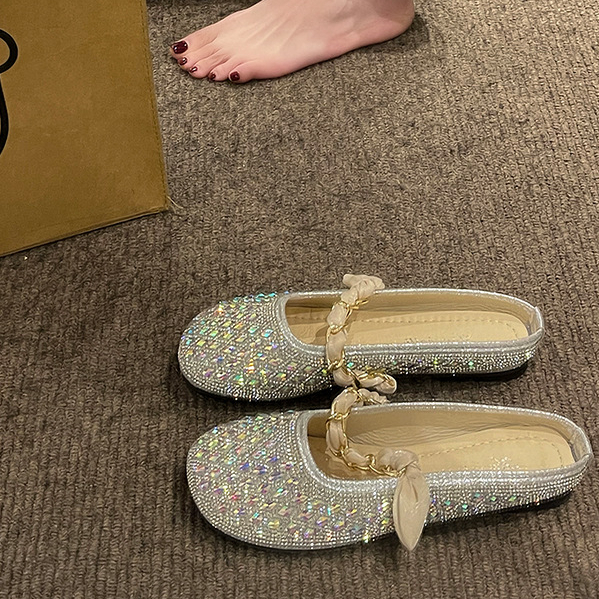 Prowow❤Baotou semi-slippers women's outerwear summer fashion simple lazy slip-on flat non-slip sandals