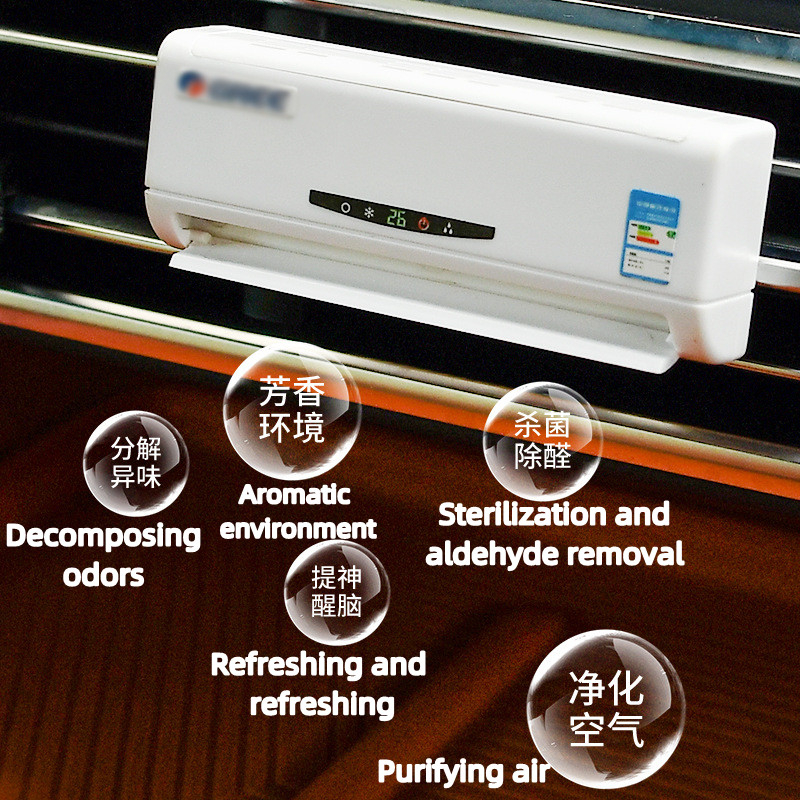 Nước Hoa Gắn Máy Điều Hòa Xe Hơi Sử Dụng Năng Lượng Mặt Trời