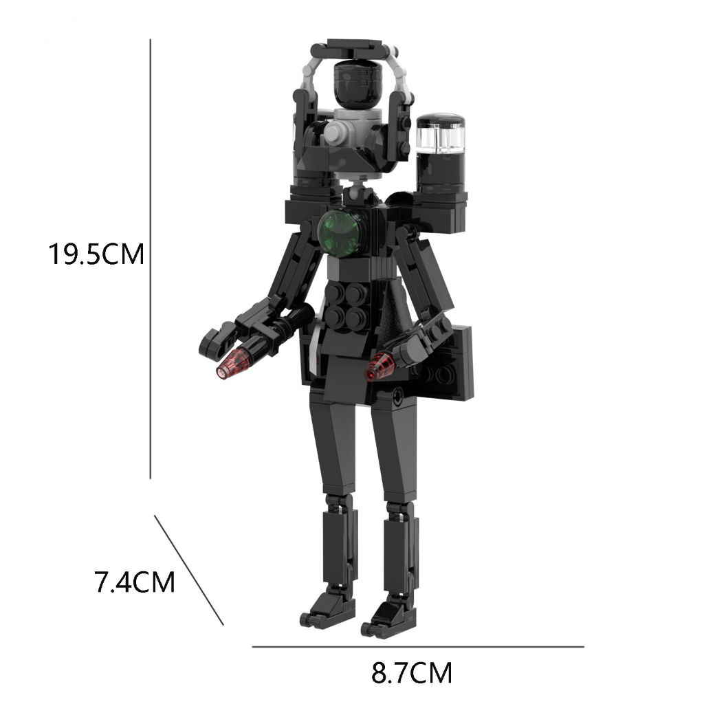 Bộ Đồ Chơi Lắp Ráp Mô Hình Nhân Vật Titanic toilet vs Lạc Đà